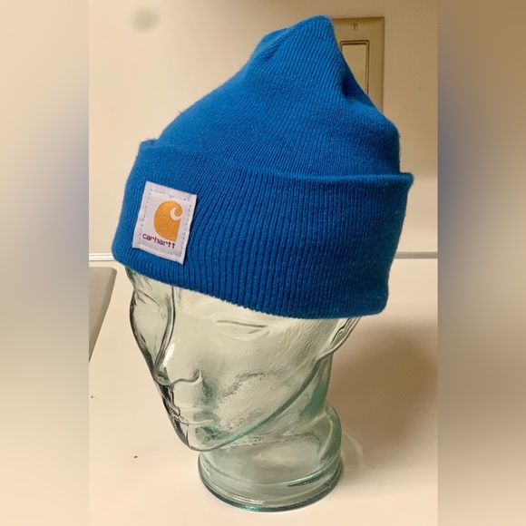 Adult Unisex One Size 100% Acrylic CARHARTT Watch Cap Cuffed Beanie Hat - Picture 3 of 10